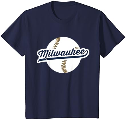 Milwaukee Baseball Vintage Wisconsin Büszkeség, Szeretet Város Póló