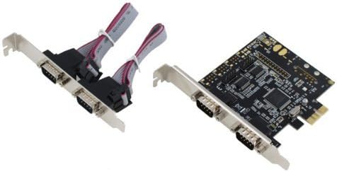 SEDNA - PCI-Express 4 Port, Soros RS232 Adapter Kártya -MosChip MCS9904CV