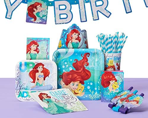 Amerikai Üdvözlet Disney Ariel Party Kellékek Mega Érték Szívességet Csomag, 48-Szám
