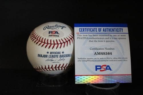 Robin Yount Aláírt Baseball Autogramot Auto PSA/DNS AM48564 - Dedikált Baseball