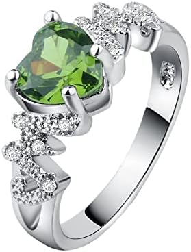 2023 Új Nők Eljegyzési Gyémánt Jegygyűrű Dísz Barack Szív Gyűrű, Anyának, Gyémánt Gyűrű, Jegygyűrű Halhatatlan Gyűrűk (B 10)