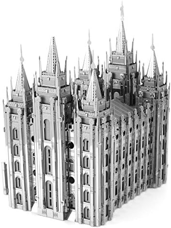 Fém Föld Fascinations Prémium Sorozat Salt Lake-i Templom 3D-s, Fém Modell Kit Csomag Csipesz