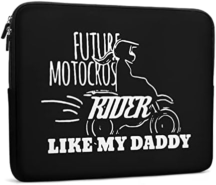Jövő Motocross Versenyző, Mint Apa Laptop Sleeve Táska Hordtáska Táska Fedelét Notebook Védőtok Illik 10 Inch-17 Inch