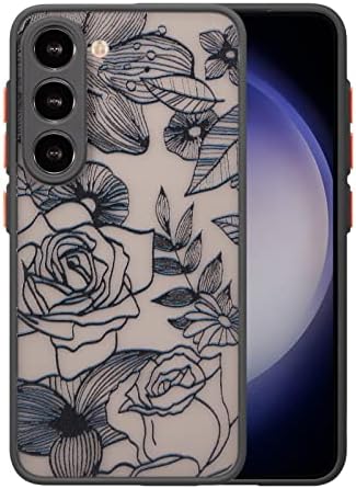 XIZYO Samsung Galaxy S23 Plusz Esetben Rose Design burkolata Virágos Telefon Esetében, a Lányok, a Nők Minta Nyomtatott