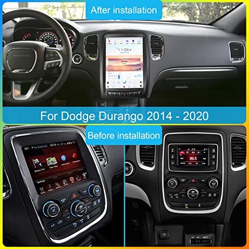 NAKEVICH Android 11 Qualcomm autórádió Dodge Durango 2014-2020-As Sztereó Csere Tesla Stílus Dash érintőképernyő Android Automatikus GPS Navigációs