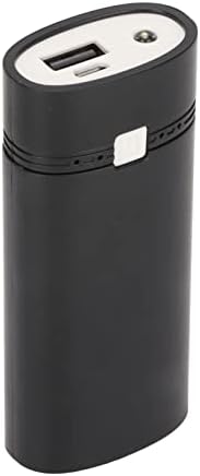 18650 USB-Power Bank Hordozható ABS Divatos, Könnyű 2x18650 DIY Power Bank Doboz MP4(fekete)