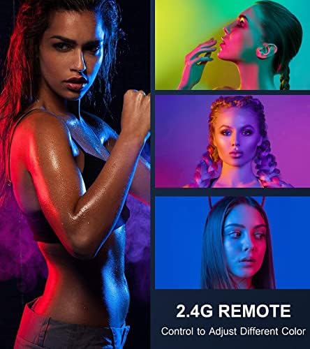LED-es Softbox Világítás Készlet, Zingbabu 20 x28 RGB Softbox Kit a 3200-6000K Led Izzó Világítás Állvány YouTube Videó, Fotózás