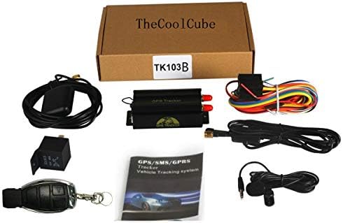 TheCoolCube Jármű Autó GPS Tracker 103B Távirányítóval GSM Riasztó SD Kártya Slot lopásgátló GPS Nyomkövető Rendszer