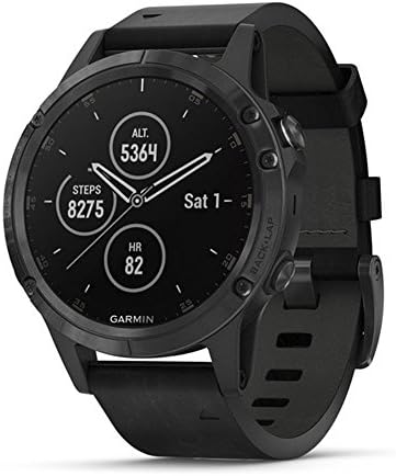Garmin fenix 5 Plusz Prémium Multisport GPS Smartwatch, Jellemzők Szín Topo Térképek, szívfrekvencia Ellenőrzése, Zene, Érintés