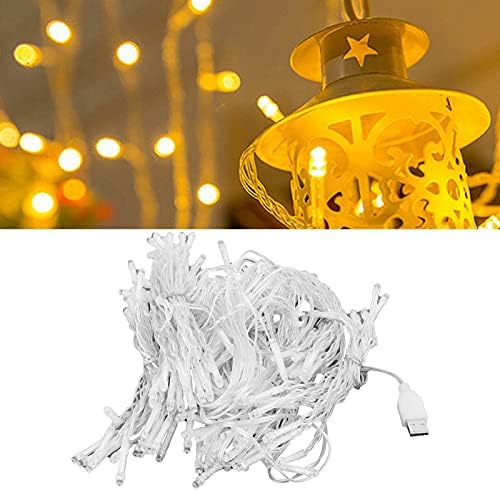 VTOSEN USB Működtetett LED String Lightst，192 Led Globle Dekoratív tündérfény a Házban, Udvaron, Nyaralás, Buli, a Hangulat, Hálószoba,