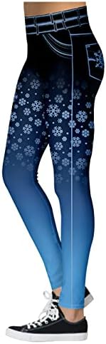 IIUS Ronda Karácsonyi Magas Derék Leggings a Nők Plus Size Leggings karácsonyfa Fenék Felemelése Edzés, Futás, Sport, Jóga Nadrág