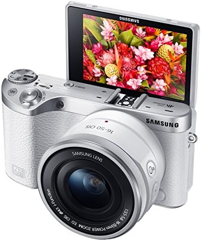 A Samsung Electronics EV-NX500ZBMHUS NX500 28 MP Vezeték nélküli Smart Kompakt Rendszer-Fényképezőgép Tartozék Kit Objektívvel