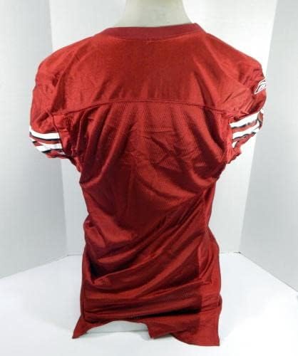 2005-ben a San Francisco 49ers Üres Játék Kiadott Piros Mez 44 DP34694 - Aláíratlan NFL Játék Használt Mezek