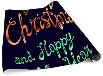 Boldog Karácsonyt Csillogó Arany Csomagolópapír, Tekercsben a Születésnapi Ünnep a Karácsony Boldog Karácsonyt Arany Csillogó Ajándék