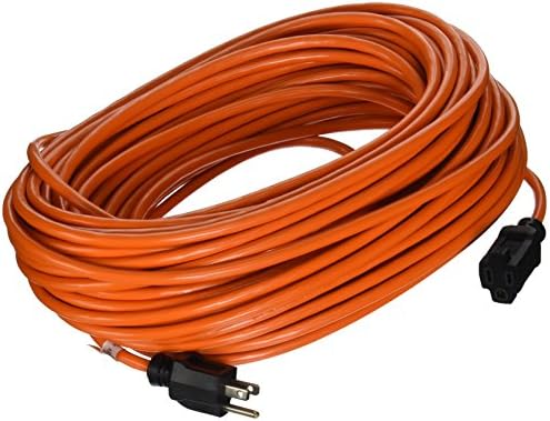 Elsődleges Vezeték & Kábel EC501635 100 Méteres 16/3 SJTW Közepes igénybevételű Hosszabbító Kábel, Narancs