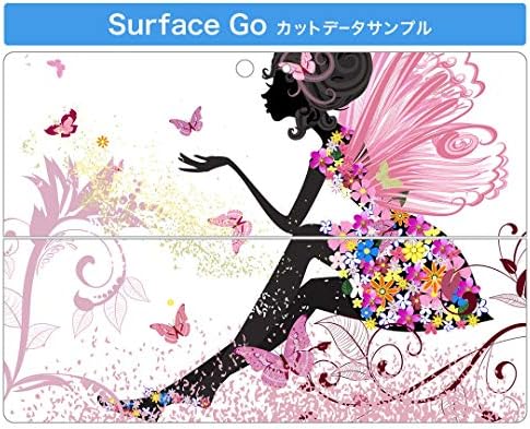 igsticker Matrica Takarja a Microsoft Surface Go/Go 2 Ultra Vékony Védő Szervezet Matrica Bőr 001181 Tündér Pillangó Virág