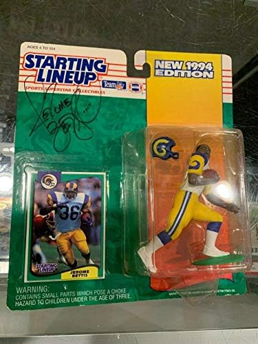1994-ben Jerome Bettis Ram Pittsburgh Steelers Aláírt Kenner Kezdő Felállás Szövetség - Dedikált NFL-Figurák