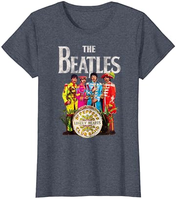 A Beatles Bors Magányos Szívek Rövid Ujjú T-Shirt