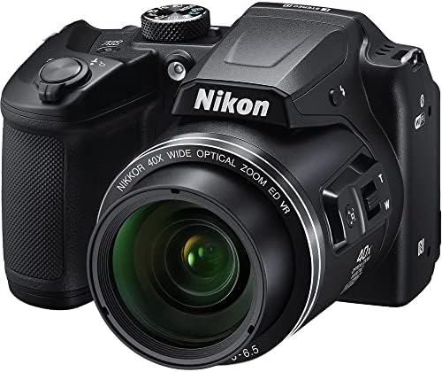 Nikon COOLPIX B500 Digitális Fényképezőgép (Fekete) (26506) + 2 x 32 gb-os Kártya + Ügyet + Kártya Olvasó + Corel Photo Szoftver + Flex