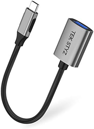 Tek Styz USB-C USB 3.0 Adapter Kompatibilis Az LG Hang Ingyenes UVnano FN6 OTG Típus-C/PD Férfi USB 3.0 Női Converter. (5Gbps)