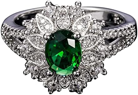 Állítható Gyűrűm Kreatív Kiegészítők High-End Luxus Teljes Gyémánt Mikro Szett Cirkon Női Gyűrű, Eljegyzési Gyűrű (Zöld Hadsereg,