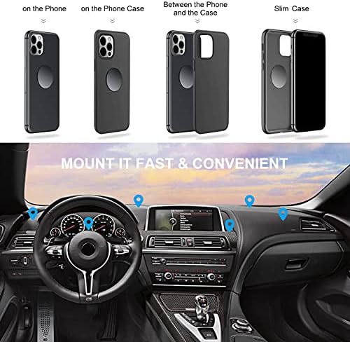 Baszom Mágneses Telefon tulajdonosa Állítható Mágnes mobiltelefon Mount Autó Pult
