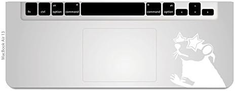 Kedves Áruház MacBook Air / Pro MacBook Csillag Matrica Szemüveg Patkány Trackpad Csillag Szemüveg Patkány M637