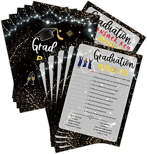 Érettségi Party Játékok - Találós kérdések Kártyák A Diplomás - Érettségi Party Dekoráció 2022 - Grad Féltől vásárolt kellékeknek