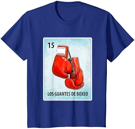 Los Guantes De Boxeo Mexikói Boksz Kesztyű Kártya Póló