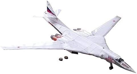 MOOKEENONE 32*28*8CM Tupolev Tu-160 Black Jack Bombázó Papír Modell Szimuláció Légi jármű Repülési Modell Modell Készletek Gyűjtemény,