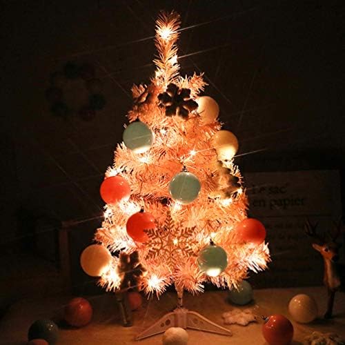 Amosfun Mini Karácsonyfa Karácsonyi Özönlött A Fenyőfa Ünnepi Asztali Dísz Dekoráció