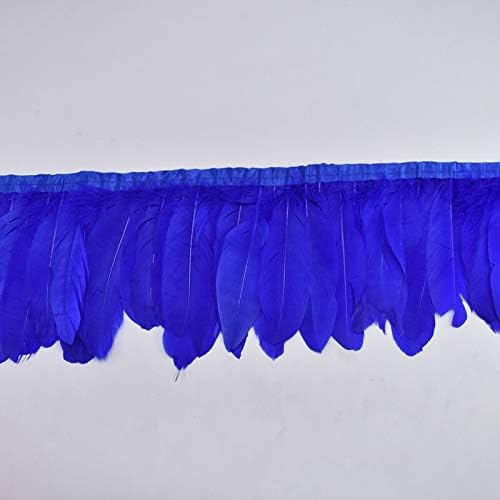 2Meters/Sok Royal Kék Liba Toll Trim Külterületen Bulk 15-20cm DIY Toll Szalag a Kézművesség, a Szoknya Dekoratív - Zamihalaa