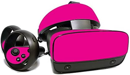 MightySkins Bőr Oculus Rift S - Szilárd Forró Rózsaszín | Védő, Tartós, Egyedi Vinyl Matrica wrap Borító | Könnyű Alkalmazni,