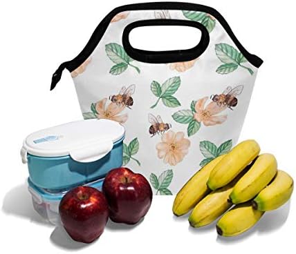 Vipsk Ebéd Bag táska Vízálló Kültéri Utazási Piknik Iskola, a Férfiak, a Nők, valamint a Hallgatói (Méhek)