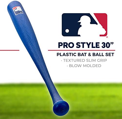 Franklin Sport Műanyag Baseball Ütő + Labda Készlet - MLB Gyerekek Műanyag Denevérek - Könnyű Gyerekek Bat + Műanyag Baseball Szett - 30