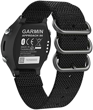 AMSH 15mm Sport Nylon Watchband Szíj, A Garmin Megközelítés S6 Okos Óráját A Garmin Forerunner 735XT/220/230/235/620/630 Vigyázz Zenekar