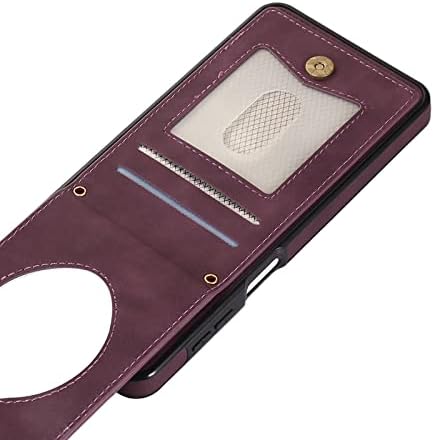 Dunalnuz Samsung Galaxy A12 5G Kors Tárca Esetben kötéllel, Magntic Állni Bőr Telefon tok RFID-Blokkoló kártyahely, Beépített