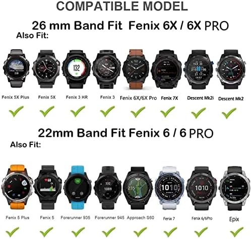 SVAPO 26 22MM Szilikon gyorskioldó Watchband Szíj, A Garmin Fenix 7 X 7 6 6X 5X Pro 5Plus 3HR Smartwatch Easyfit Karkötő Karkötő