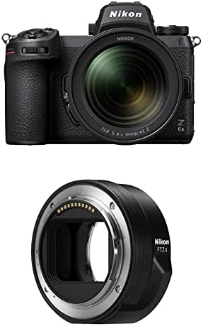 Nikon Z 6II Teljes Keret 24.5 MP 4K Videó tükör nélküli Digitális Fényképezőgép Csomag Nikon Mount Adapter FTZ II NIKKOR Z FX 24-70mm