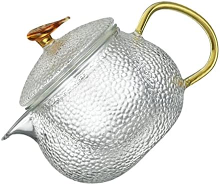 Teáskannában teáskannában Tökéletes Levél Virágzó Infúzió Elektromos Minta Tűzhely - Víz Arany Edényt a Cserélhető Fedél Kalapács a Mintavevő