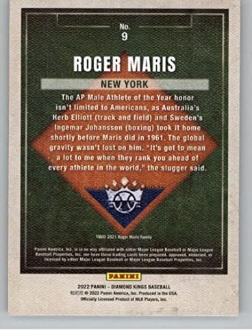2022 Panini Gyémánt Királyok 9 Roger Maris New York Yankees Baseball Trading Card