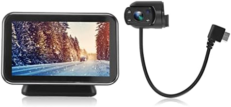 GOWENIC 1080P Elülső Kamera, Nagy Felbontású Autó Vezetési Készülék 3,5 LCD Kijelző 170ｰ Széles Látószögű Loop Felvétel Parkolás Monitor