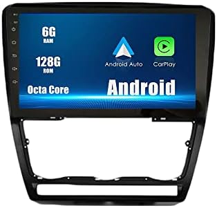 Android 10 Autoradio Autós Navigációs Sztereó Multimédia Lejátszó, GPS, Rádió, 2.5 D érintőképernyő forSkoda Octavia 2007-2013-As