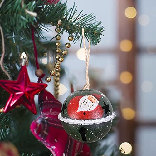 Karácsonyi Harang Dísz a Csillag Kivágott Bell Hóember Minta Karácsonyi Ünnepi Parti Családi DIY Kézműves Garland Karácsonyi Dísz