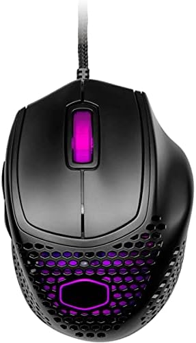 Cooler Master MM720 RGB-LED Claw Grip Vezetékes Gaming Mouse - Ultra Könnyű, 49g Honeycomb Shell, 16000 DPI Optikai Érzékelő, 70 Millió Kattintson