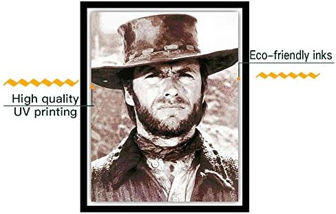 Clint Eastwood maréknyi Dollárért Western Cowboy Film Fém Plakett Adóazonosító Jel ,Vintage Fém Pub, Club Kávézó, bár Otthon