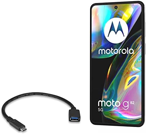 BoxWave Kábel Kompatibilis Motorola Moto G82 - USB Bővítő Adapter, Hozzá Csatlakoztatott USB Hardver, hogy a Telefon A Motorola