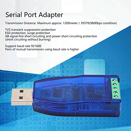 Soros Port Kábel Adapter Kommunikációs Modul Kétirányú Fél Duplex Soros Átalakító (USB-RS232)