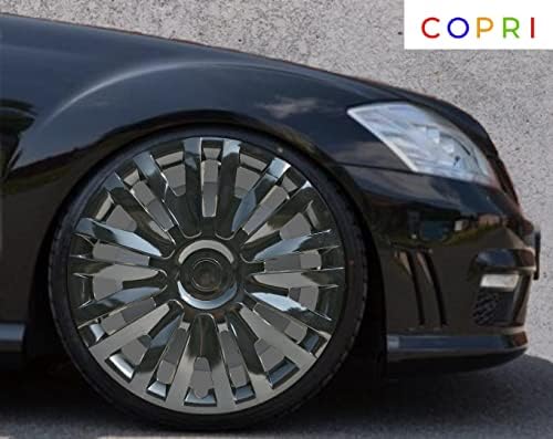 Copri Készlet 4 Kerék Fedezze 15 Colos Dísztárcsa Fekete Snap-On Illik Chevrolet
