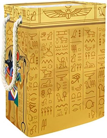 Unicey Egyiptomi Hieroglifikus Vízálló Összecsukható Szennyesben Vödör Gyerekeknek Szoba, Hálószoba, Gyerekszoba Baba